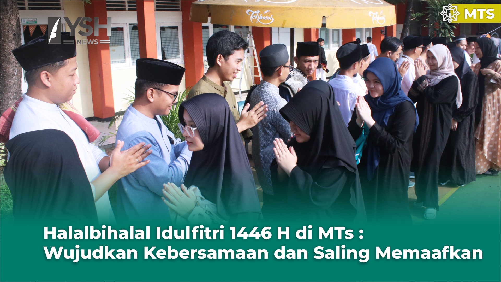 Halalbihalal Idulfitri 1446 H di MTs : Wujudkan Kebersamaan dan Saling Memaafkan