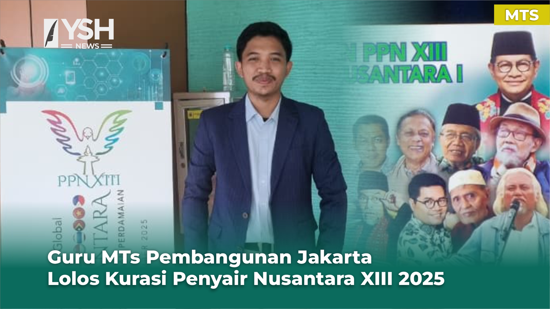 Guru MTs Pembangunan Jakarta Lolos Kurasi Penyair Nusantara XIII 2025